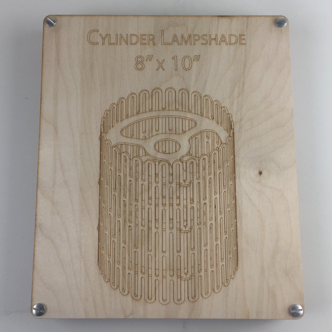 Living Hinge Cylinder Lampshade 8" x 10"