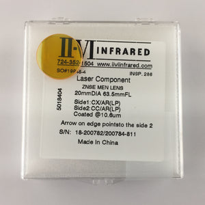 II-VI ZnSe Infrared Lens - 20mm OD