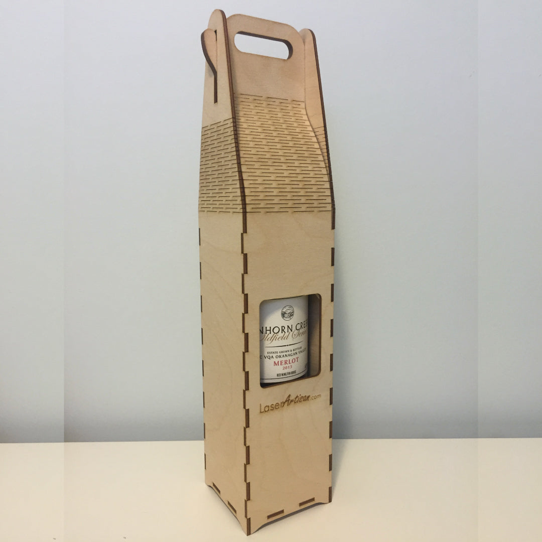 Wine Bottle Carrier/Box - dxf Plans