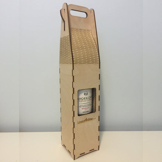 Wine Bottle Carrier/Box - dxf Plans