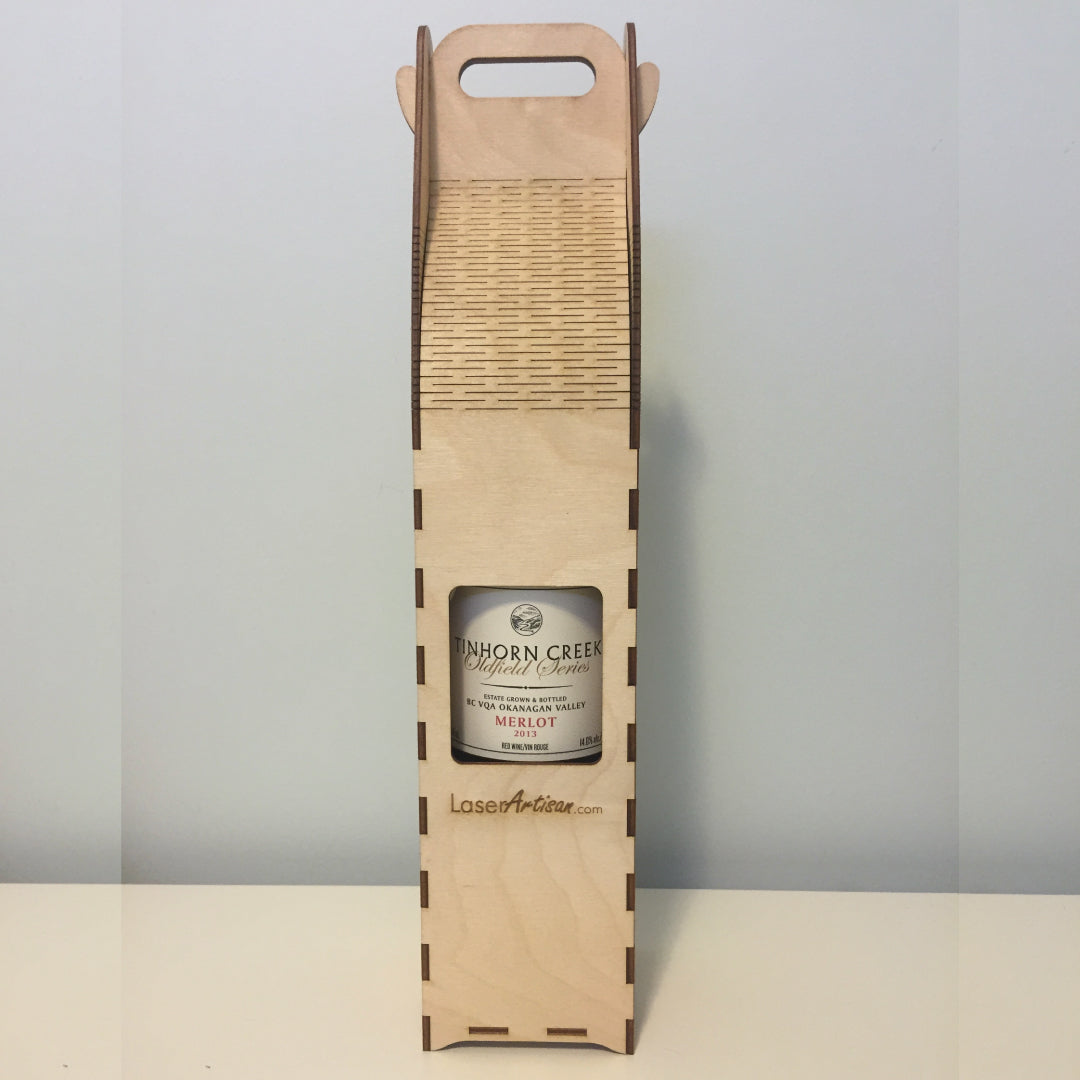 Wine Bottle Carrier/Box - dxf Plans