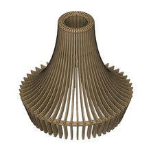 Load image into Gallery viewer, Flared Ribbed Lampshade - Plans